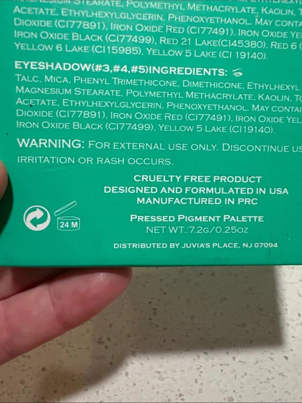 Juvia's Place The Nubian Eyeshadow Palette - Teal Green